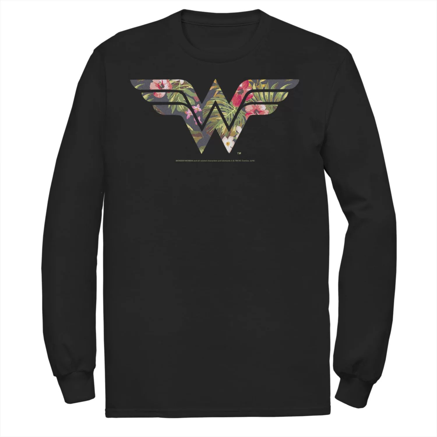 Мужская футболка с тропическим логотипом DC Comics Wonder Woman