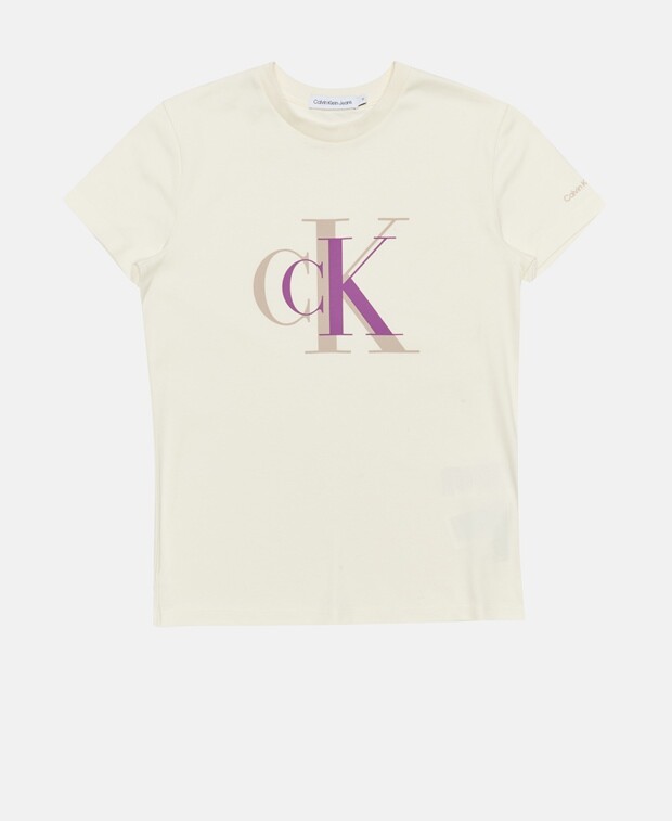 

Футболка Calvin Klein, экрю