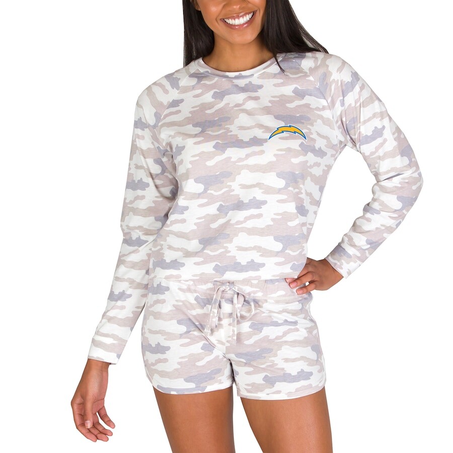 

Пижамный комплект Concepts Sport Los Angeles Chargers, камуфляж
