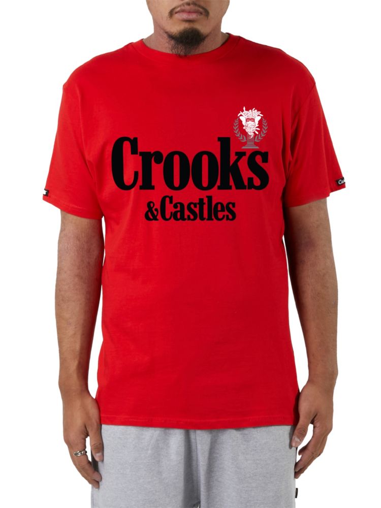 Футболка с логотипом Grand Prix Crooks & Castles, красный