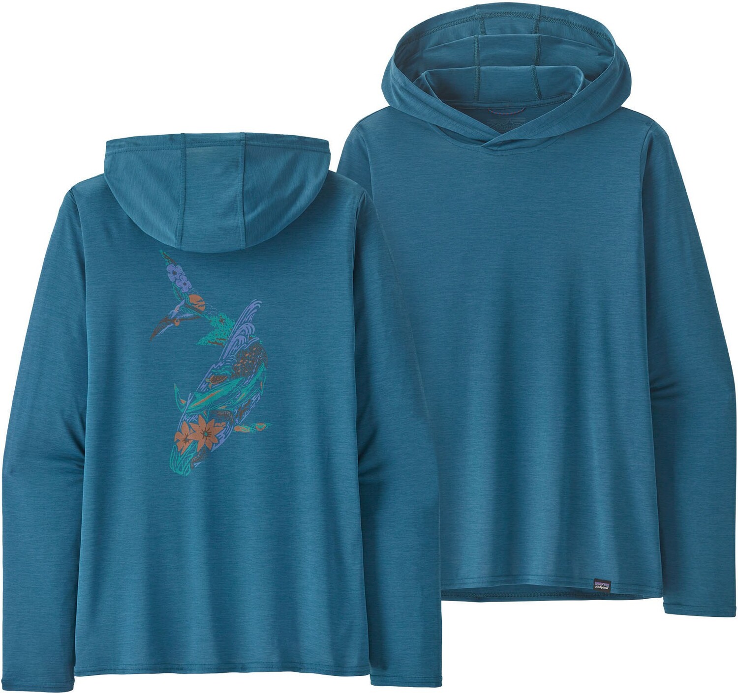 

Толстовка с рисунком Capilene Cool Daily, женская Patagonia, синий