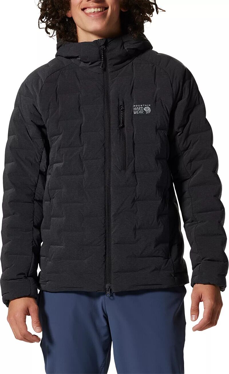 

Мужская куртка Mountain Hardwear с капюшоном и эластичным пухом