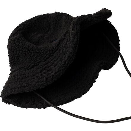 

Шапка-буни с меховым шариком KAVU, цвет Black Smoke