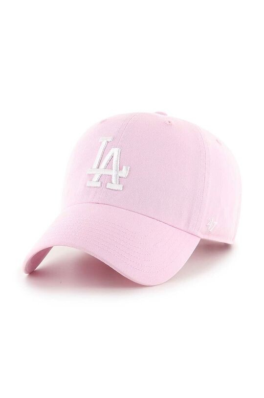 

Хлопковая бейсболка MLB Los Angeles Dodgers 47brand, розовый