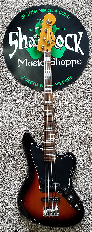 цена Басс гитара Squier Classic Vibe Jaguar Bass, Laurel Fingerboard, 3-Color Sunburst