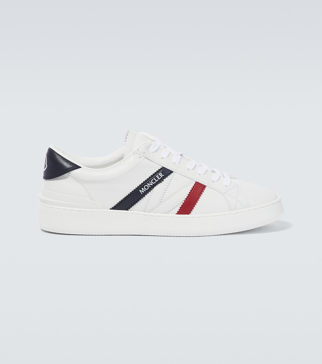 

Кожаные кроссовки New Monaco Moncler, белый