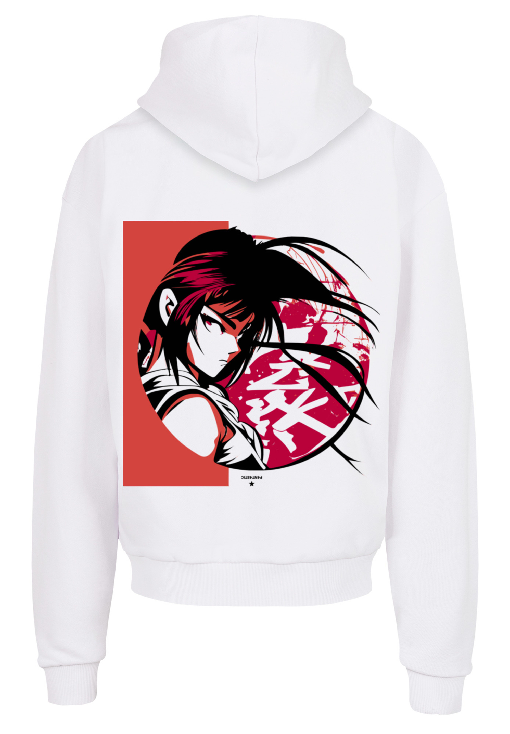 Пуловер F4NT4STIC Ultra Heavy Hoodie Manga Girl Japan, белый