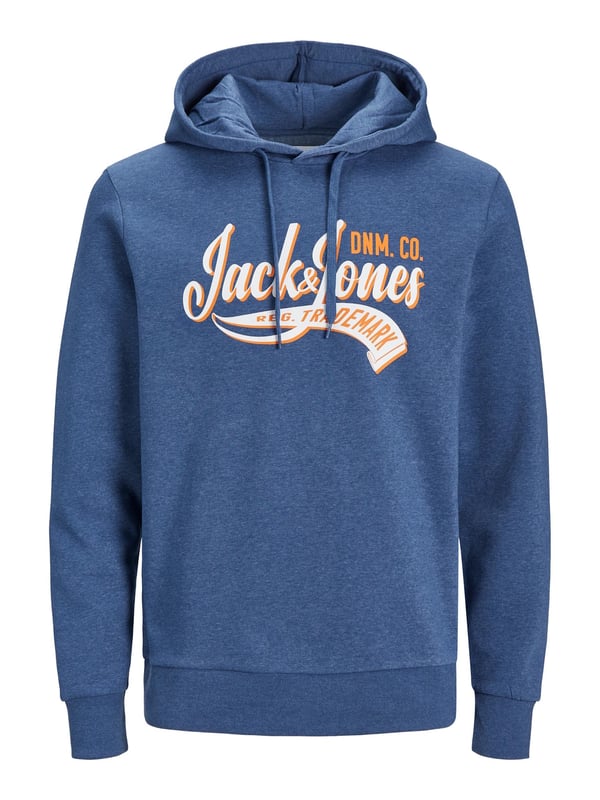 

Пуловер с капюшоном Jack & Jones, синий