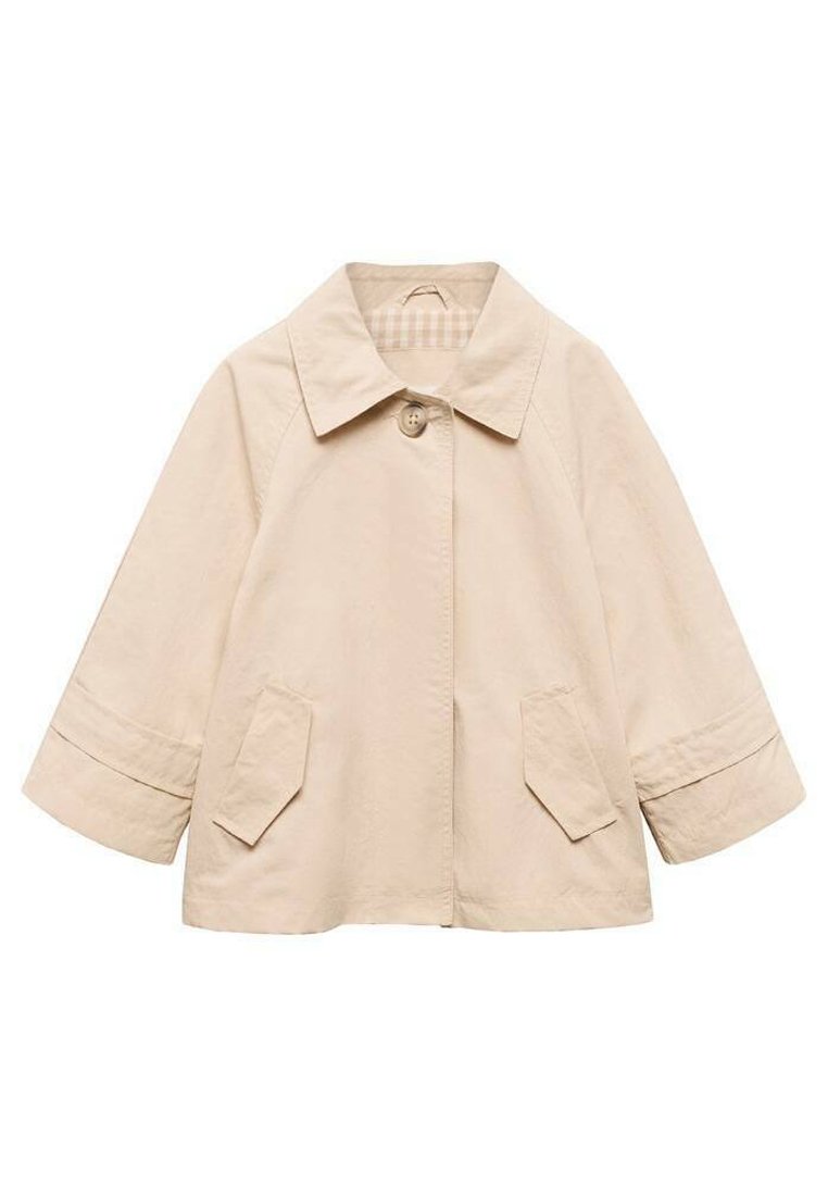 Куртка демисезонная CLAUDIAB Mango Kids, цвет beige толстовка central mango kids цвет beige