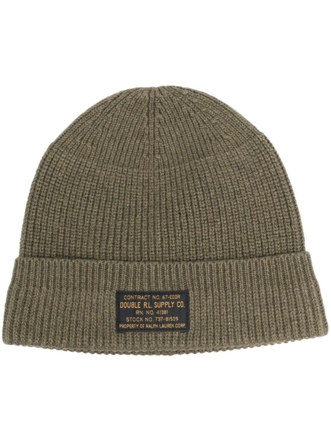 

Ralph Lauren RRL шапка бини с нашивкой-логотипом, зеленый