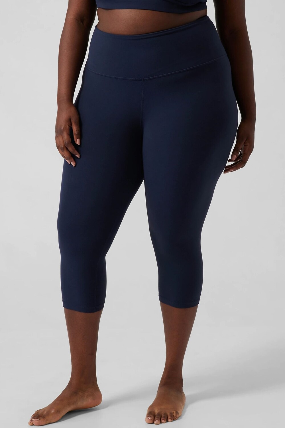 

Капри Elation с завышенной талией Athleta, синий