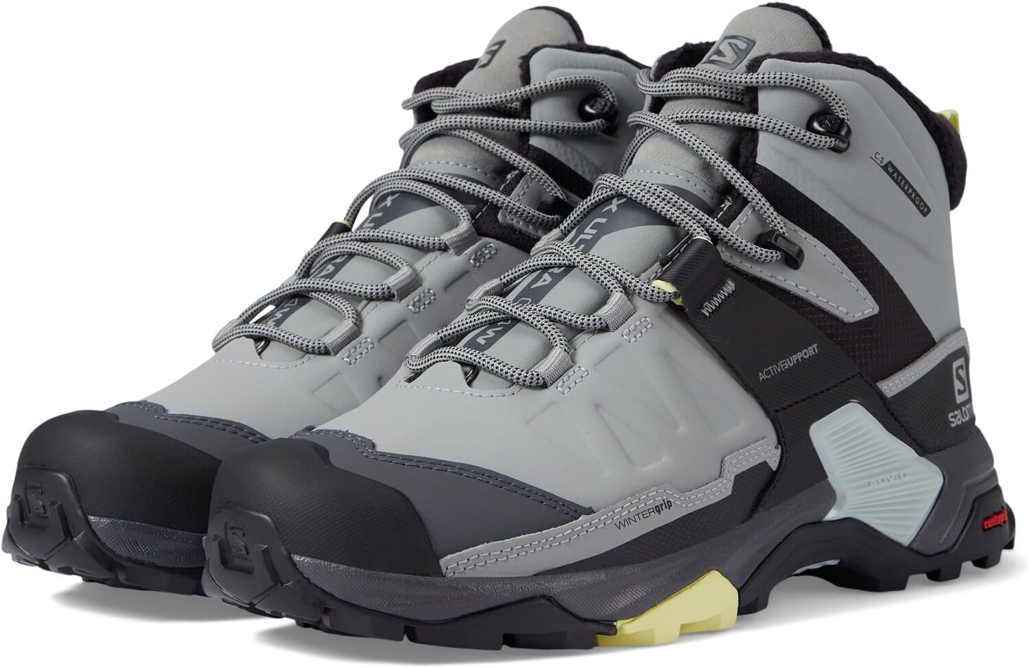 

Ботинки Salomon X Ultra 3 Mid Winter TS CS WP, цвет Monument/Black/Charlock