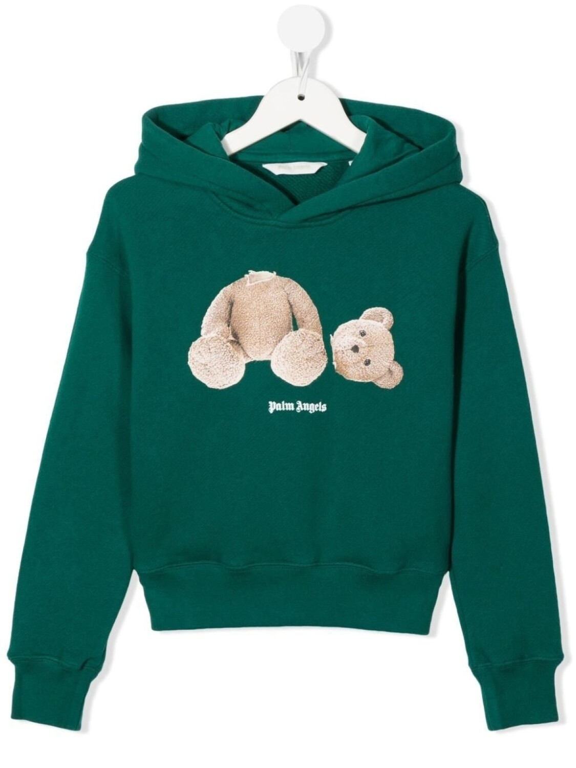 

Palm Angels Kids худи с логотипом, зеленый