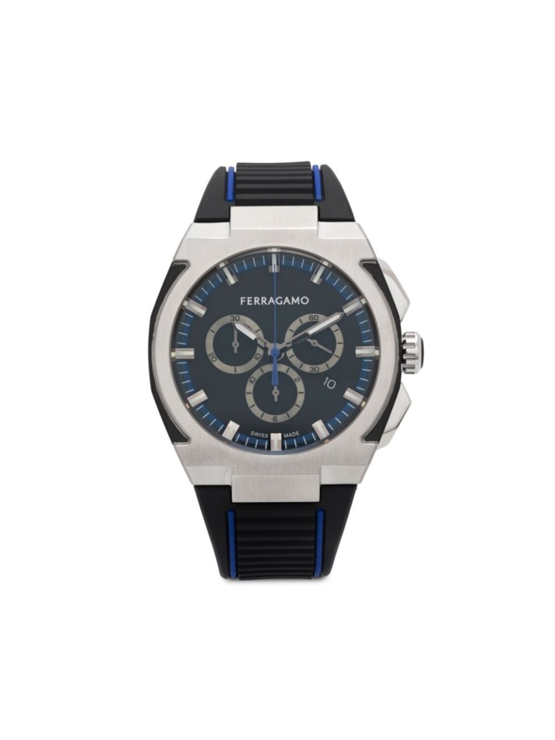 

Ferragamo наручные часы Edge Chronograph 43 мм, черный