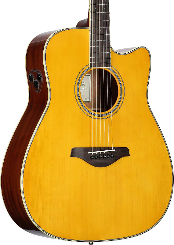 Акустическая гитара Yamaha FGC-TA VT Transacoustic Acoustic-Electric Guitar Vintage Tint