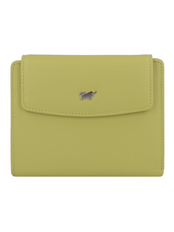 

Кошелек Braun Büffel Joy RFID Schutz Leder 12 cm, цвет lemongrass