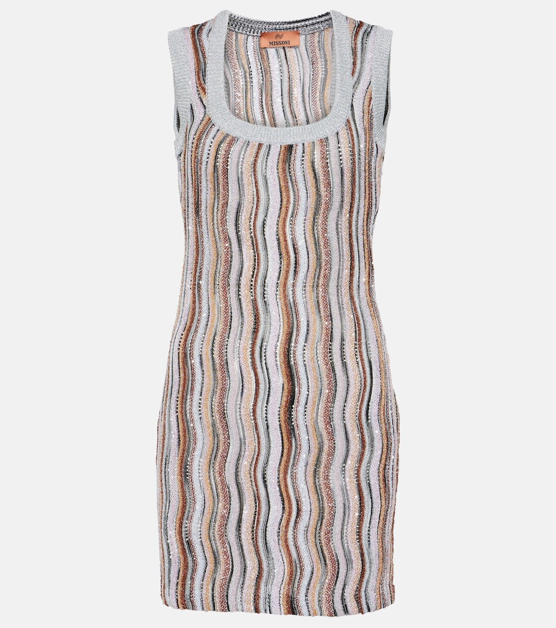 

Мини-платье с зигзагом Missoni, мультиколор