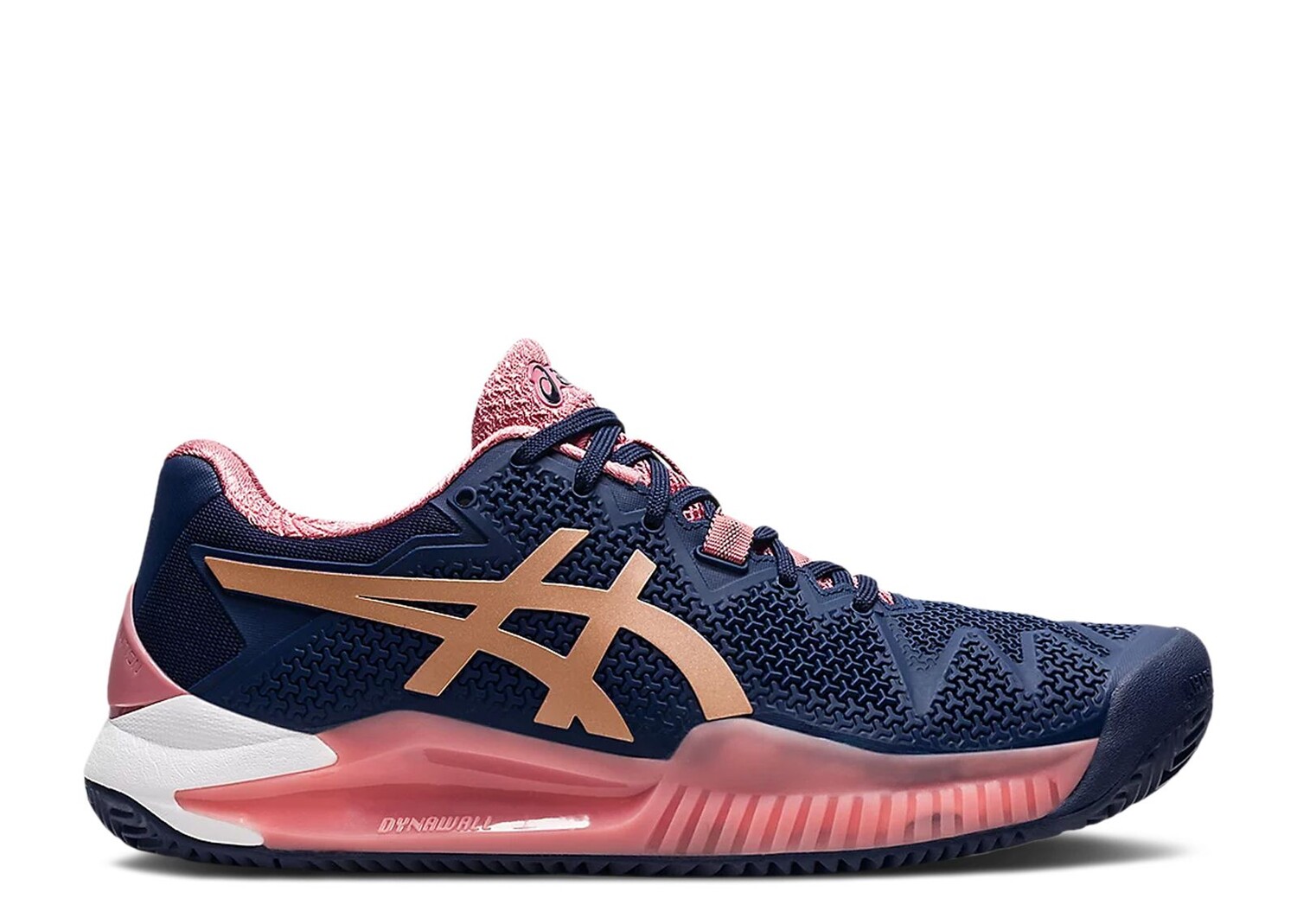 

Кроссовки ASICS Wmns Gel Resolution 8 Clay 'Peacoat Rose Gold', синий