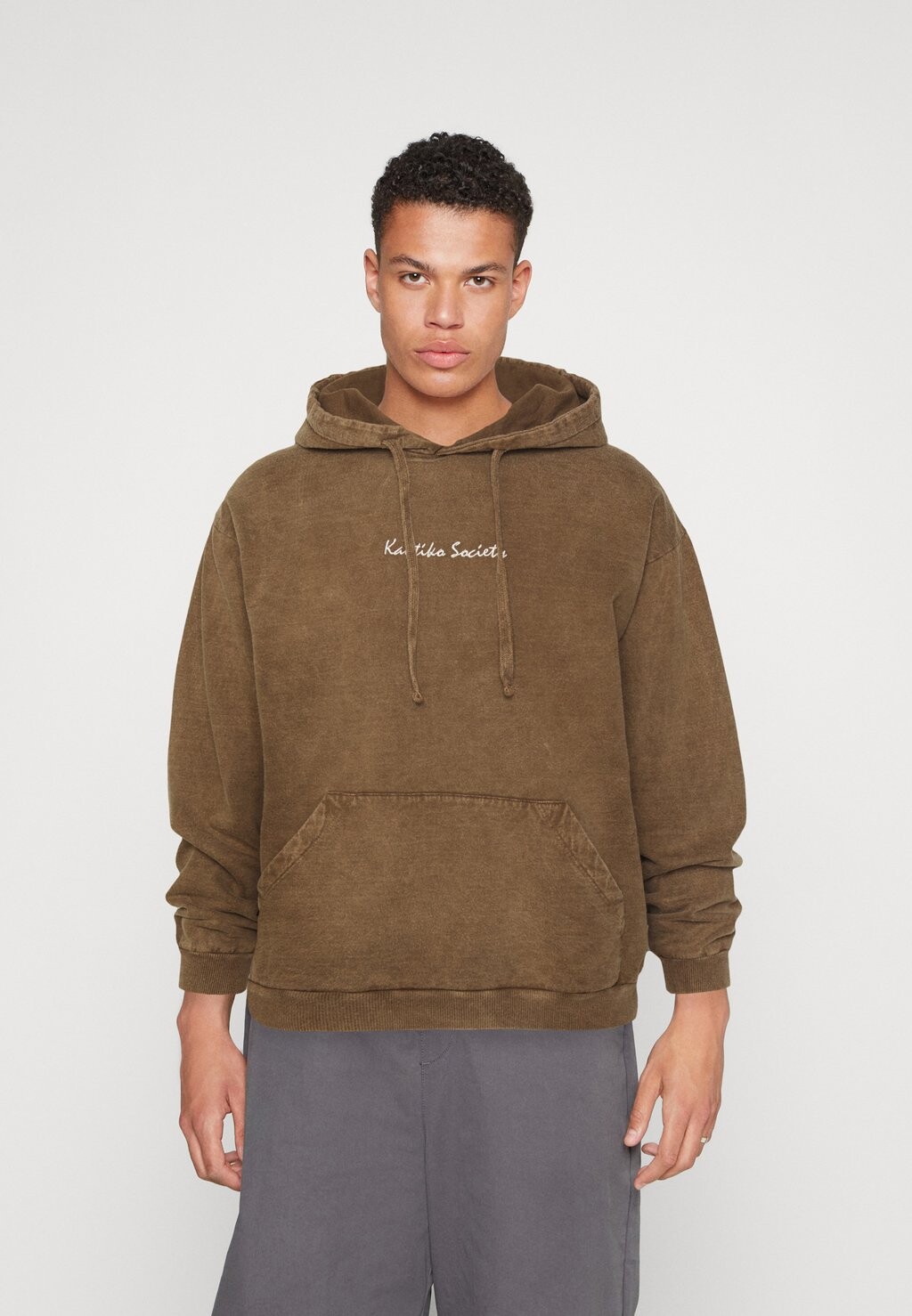 

Толстовка с капюшоном CAP VANCOUVER SOCIETY UNISEX Kaotiko, коричневый
