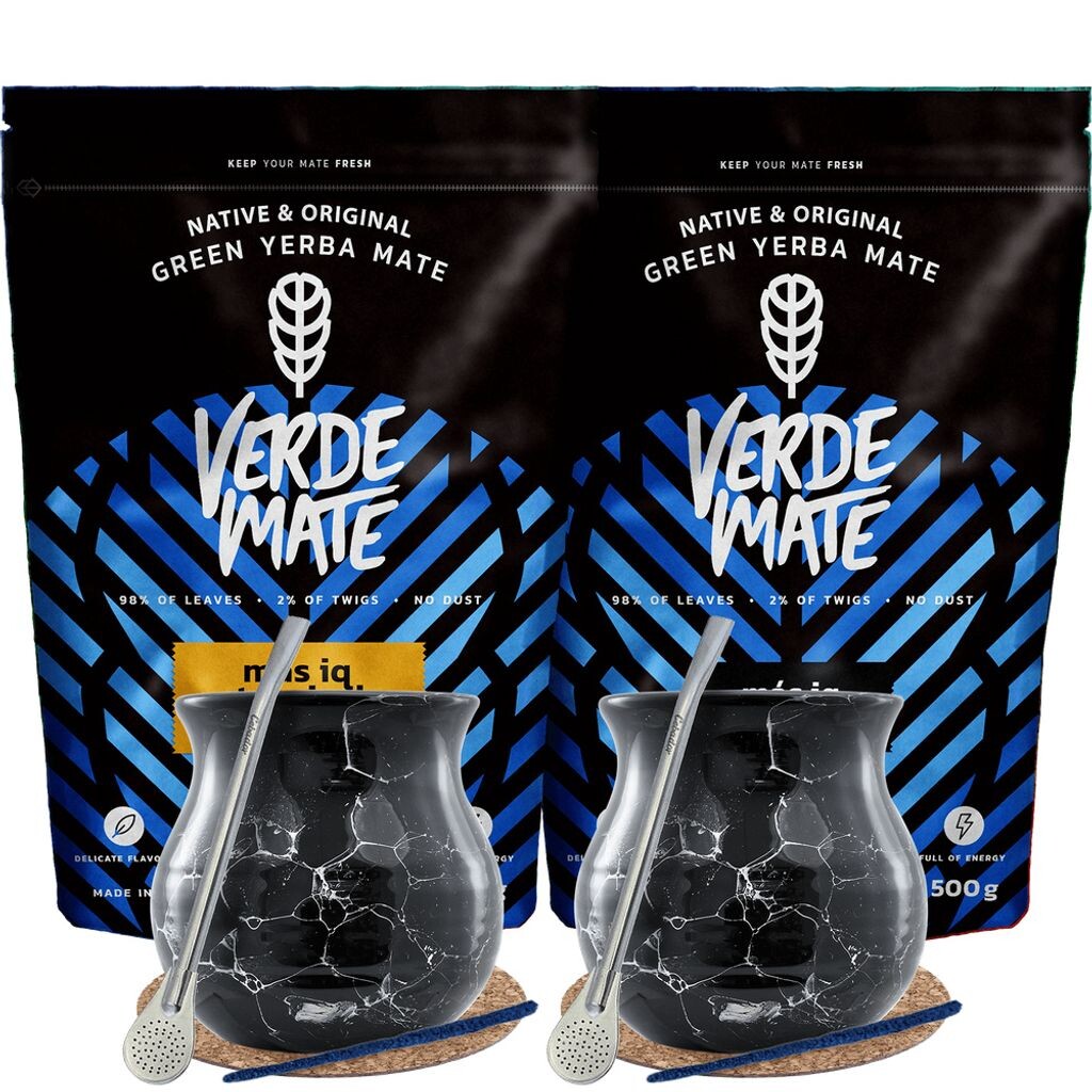 

Yerba Mate Mas IQ 2x500г набор на двоих Marka Niezdefiniowana