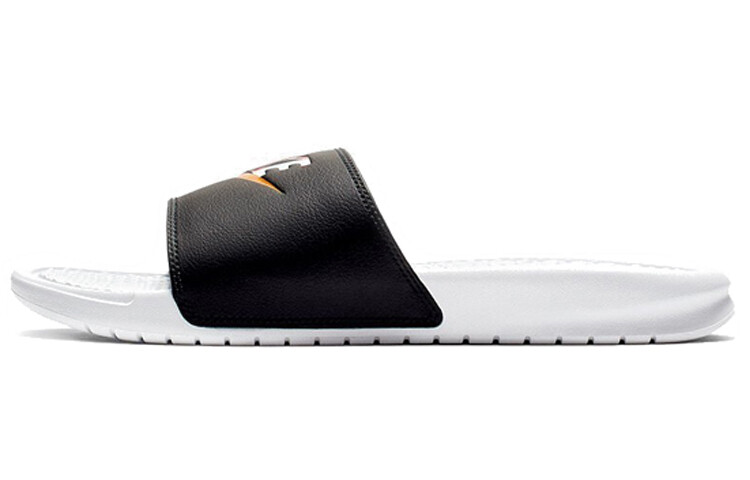 

Черно-белые шлепанцы Nike Benassi JDI Mismatch
