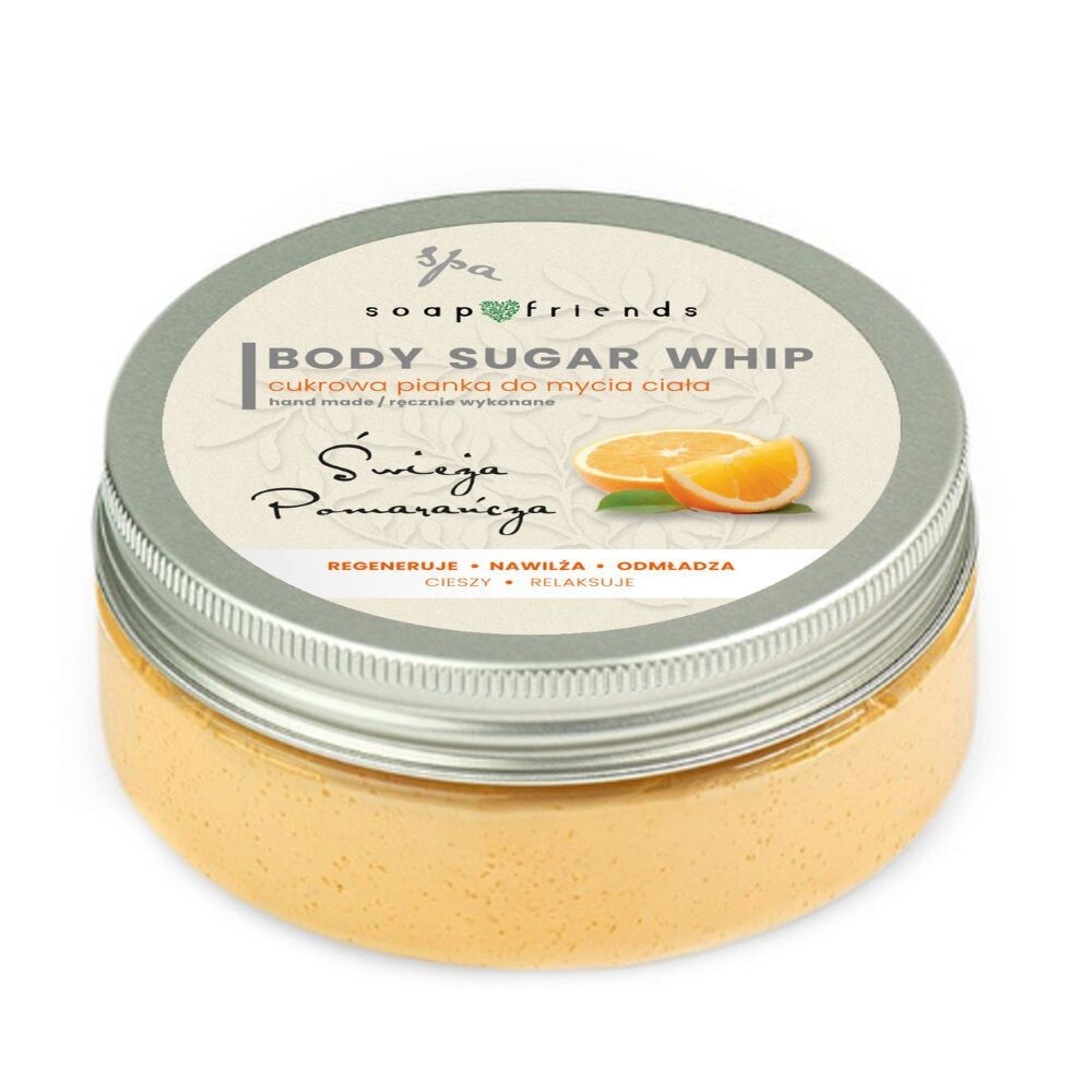 

Сахарная пенка для мытья тела Soap&Friends Body Sugar Whip, 200 гр