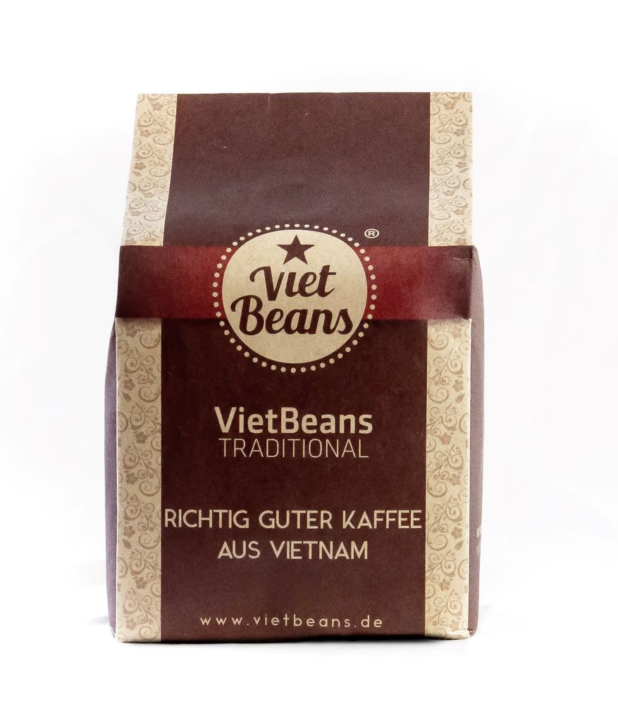 

Vietbeans Traditional - Вьетнамский кофе высокого качества - Кофе молотый обжаренный - Кофе Вьетнам - 250г