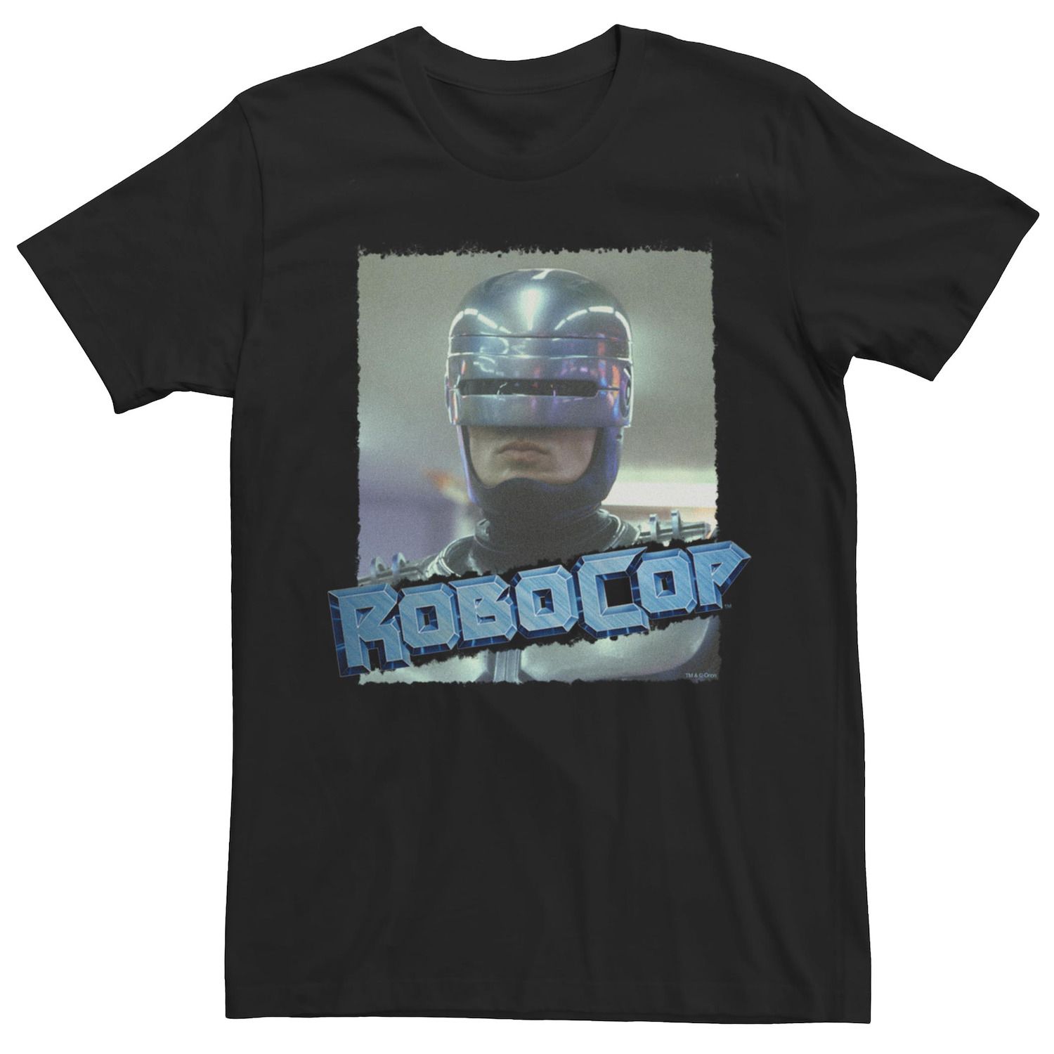 Мужская полноцветная футболка с логотипом и портретом Robocop Licensed Character фигурка reaction figure robocop – robocop damaged 9 5 см