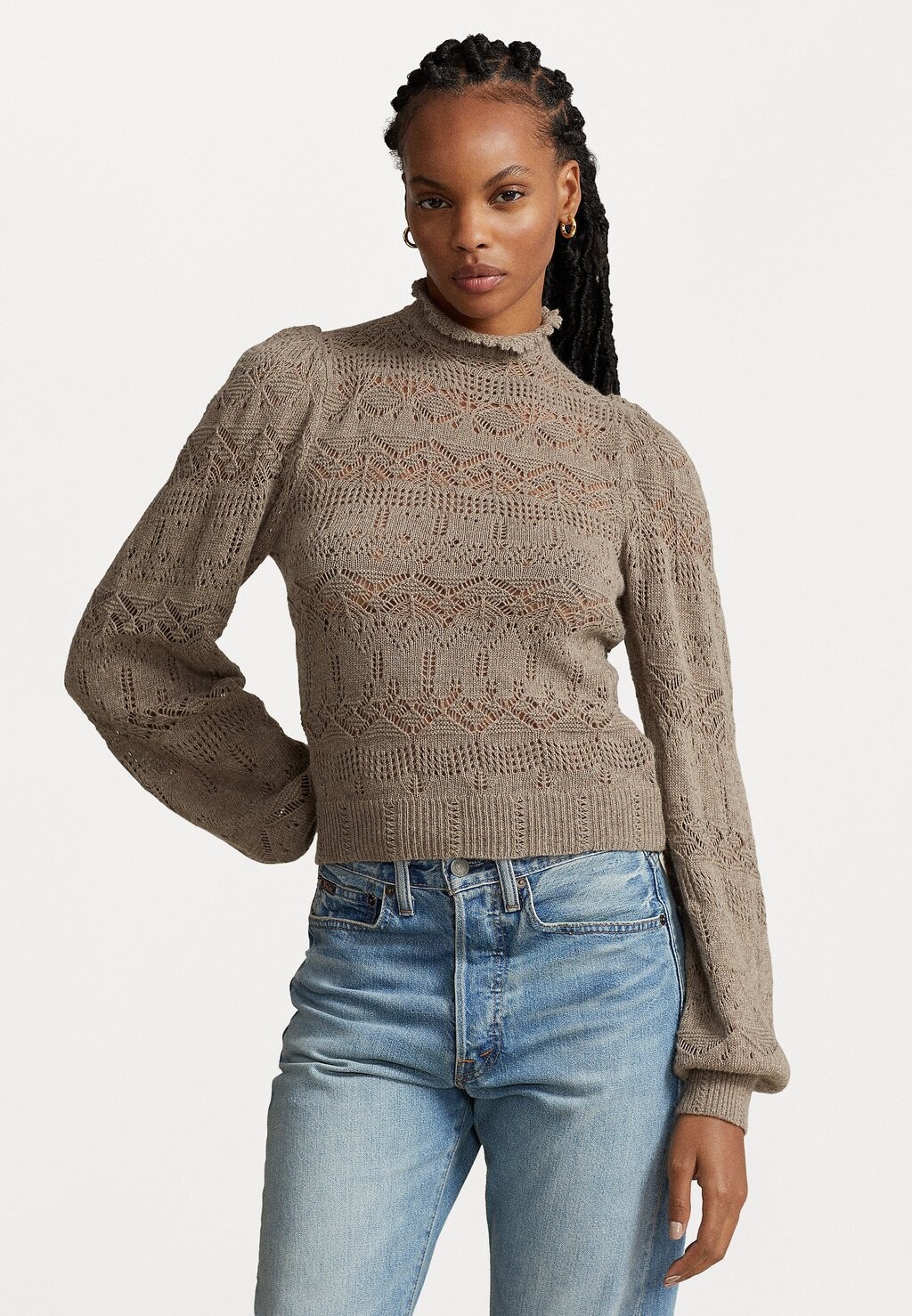 

Свитшот Polo Ralph Lauren ДЛИННЫЙ РУКАВ, грибной вереск