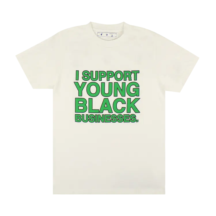 

Футболка Off-White Businesses 'White/Green', белый