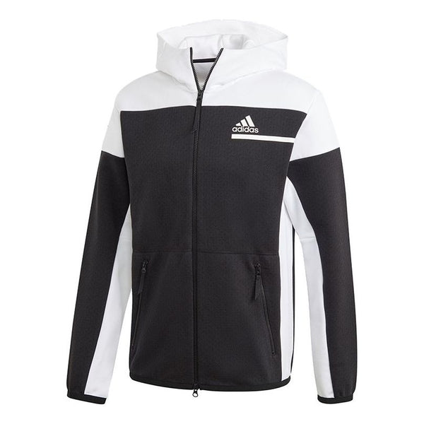 Куртка adidas ZNE FZ hooded Casual Sports Jacket Black, черный