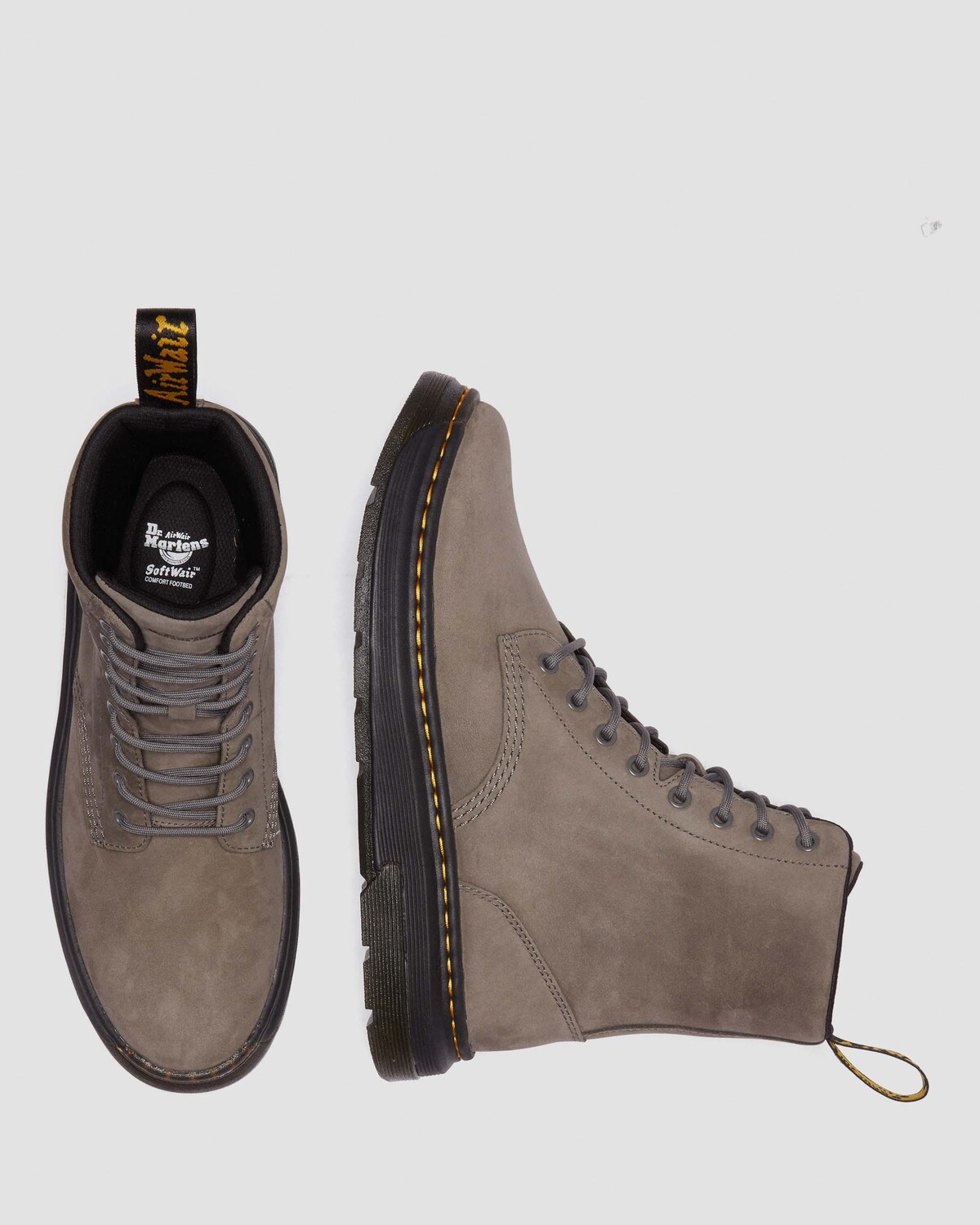 

Кожаные повседневные ботинки Crewson из нубука Dr. Martens