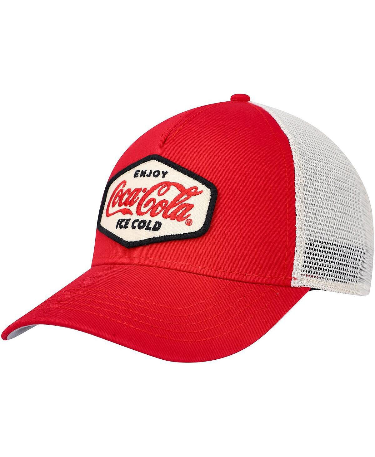 

Мужская красная кремовая кепка Coca-Cola Valin Trucker Snapback American Needle