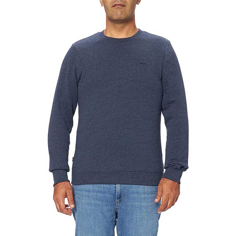 

Толстовка Superdry Vintage Logo Embroidered Crew, синий