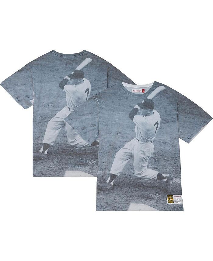 

Мужская футболка с сублимированным рисунком игрока New York Yankees Cooperstown Collection с Микки Мэнтлом New York Yankees Cooperstown Collection Mitchell & Ness, белый
