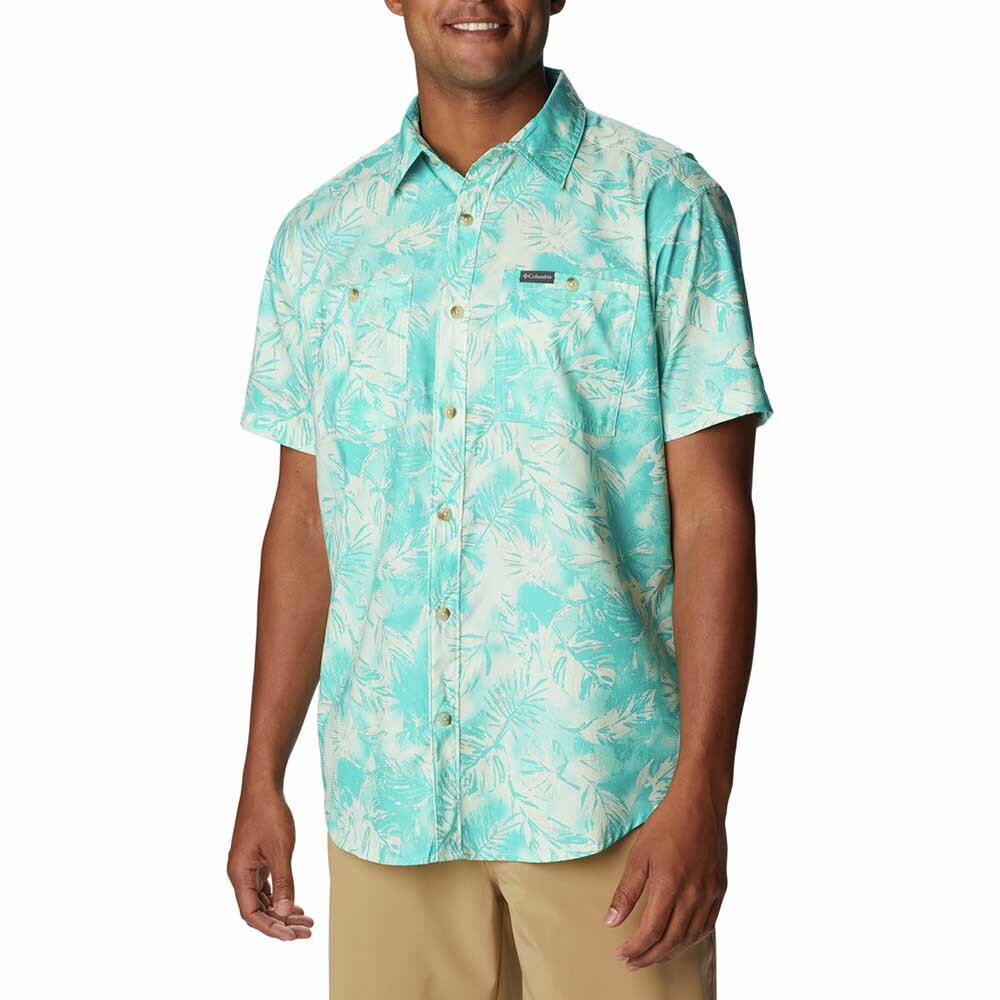 

Футболка Columbia Utilizer Printed Woven, зеленый