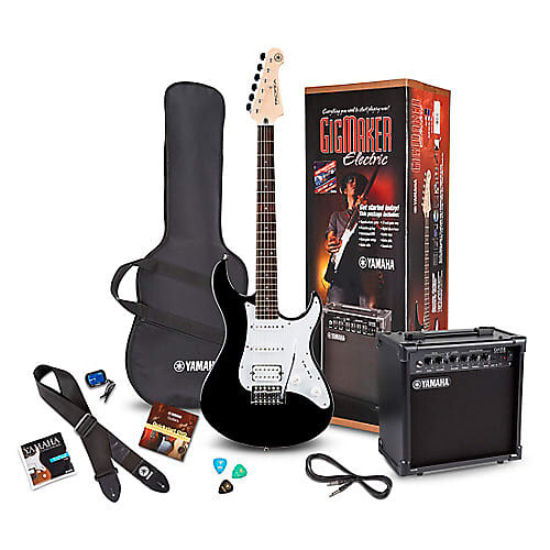 

Электрогитара Yamaha GIGMAKER Electric Guitar Starter Package with Amp Black