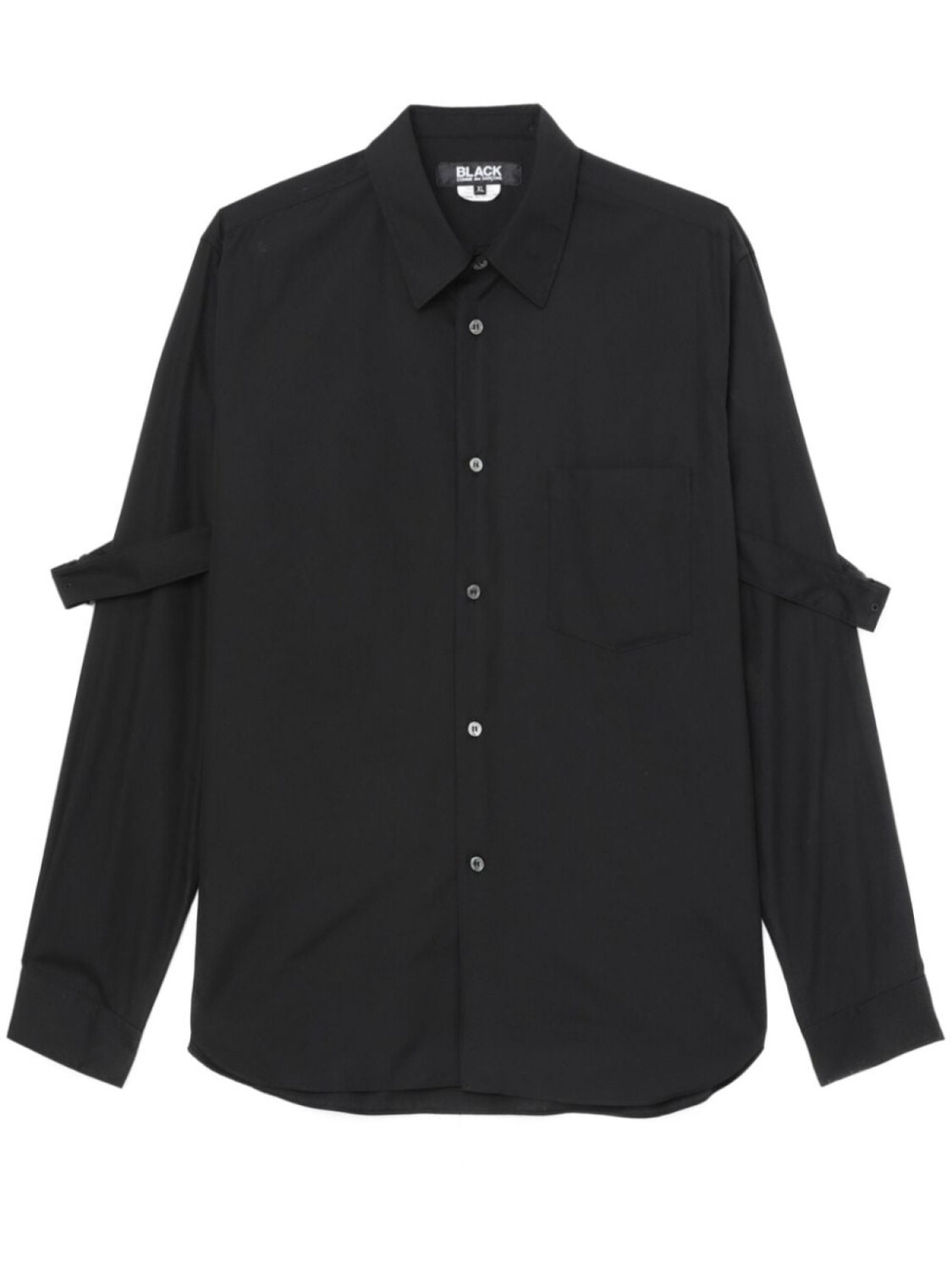 

Рубашка с пряжкой Black Comme Des Garçons, черный