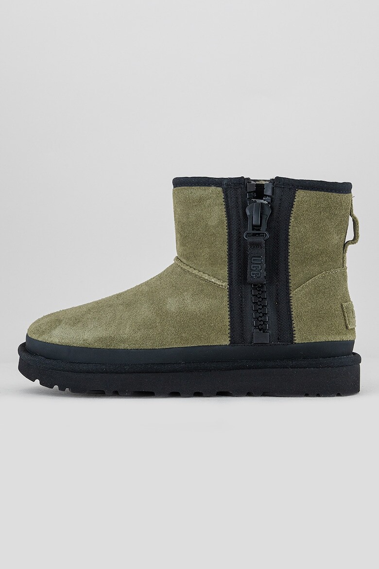 

Замшевые ботинки на молнии Ugg, зеленый