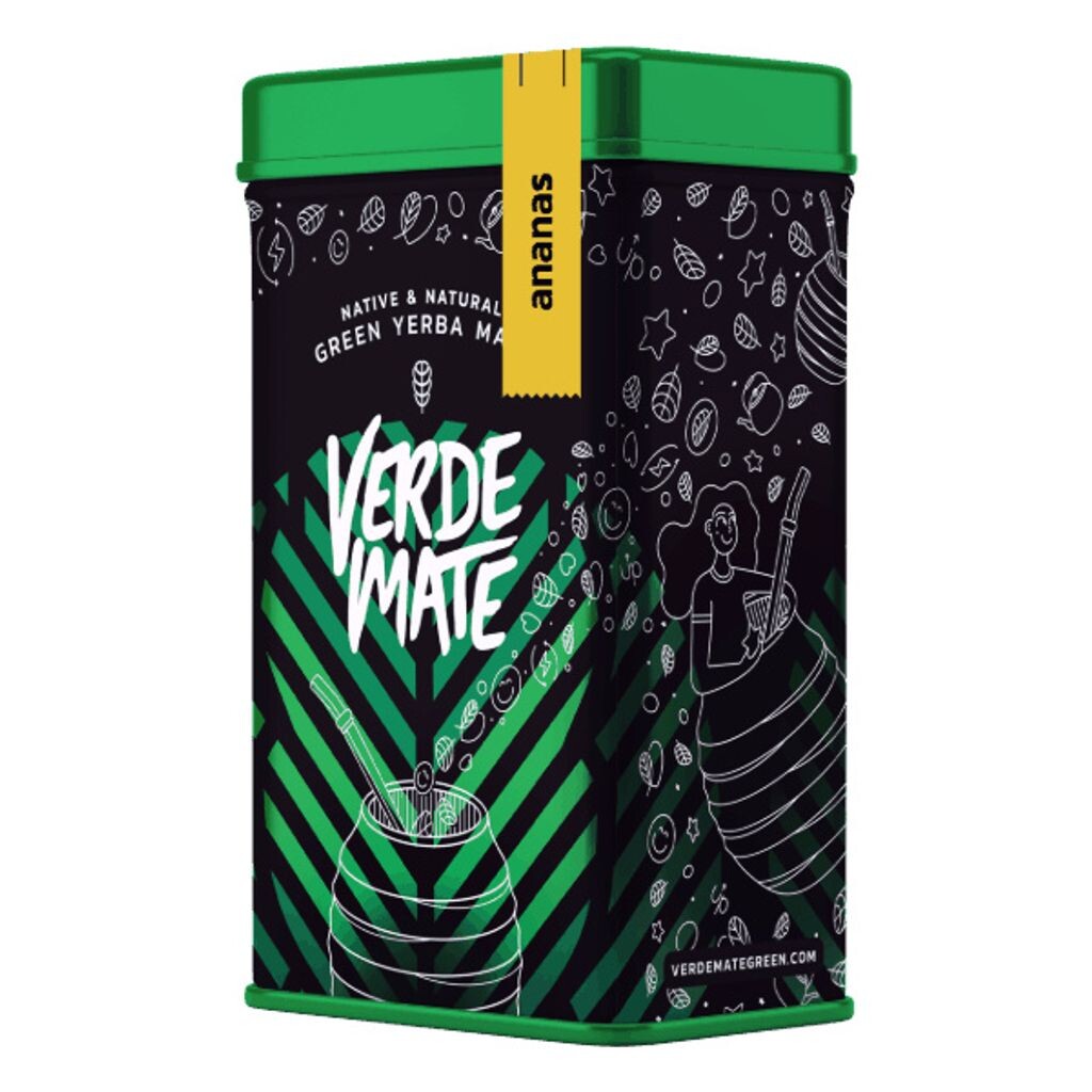 

Йербера – банка + Верде Мате Зеленый Ананас 0,5кг Verde Mate