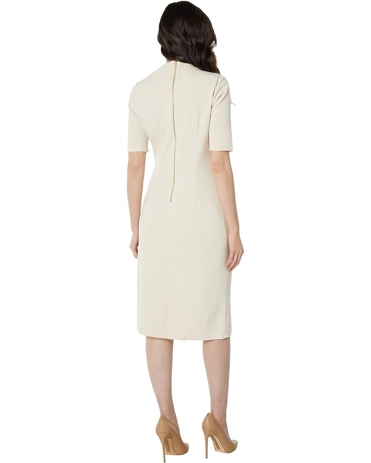 

Платье Maggy London Draped Midi Sheath Dress, цвет Horn