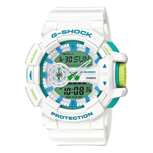 Часы CASIO G-Shock Analog-Digital 'White', зеленый