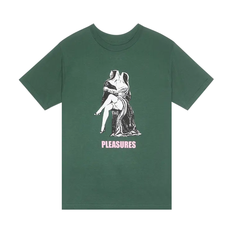 

Футболка Pleasures French Kiss 'Hunter Green', зеленый