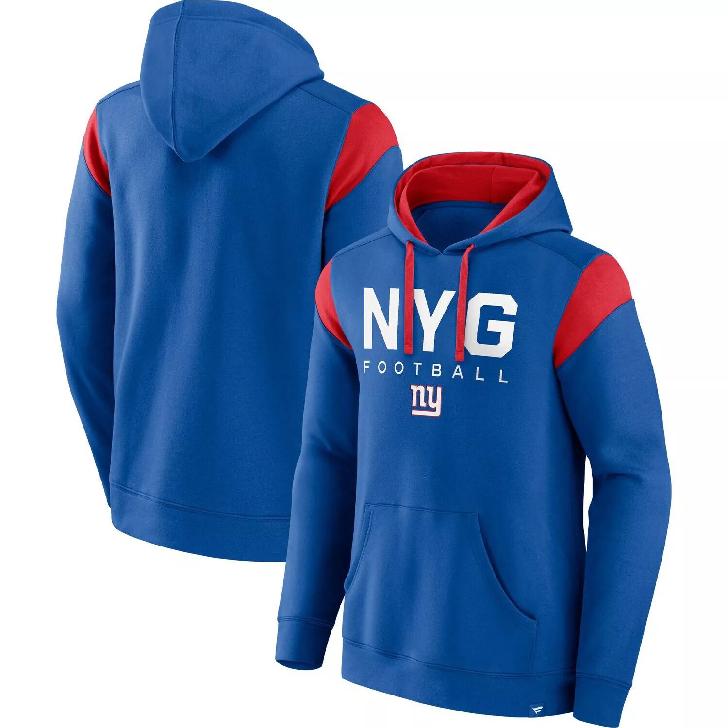 

Мужской пуловер с капюшоном с логотипом Royal New York Giants Call The Shot Fanatics