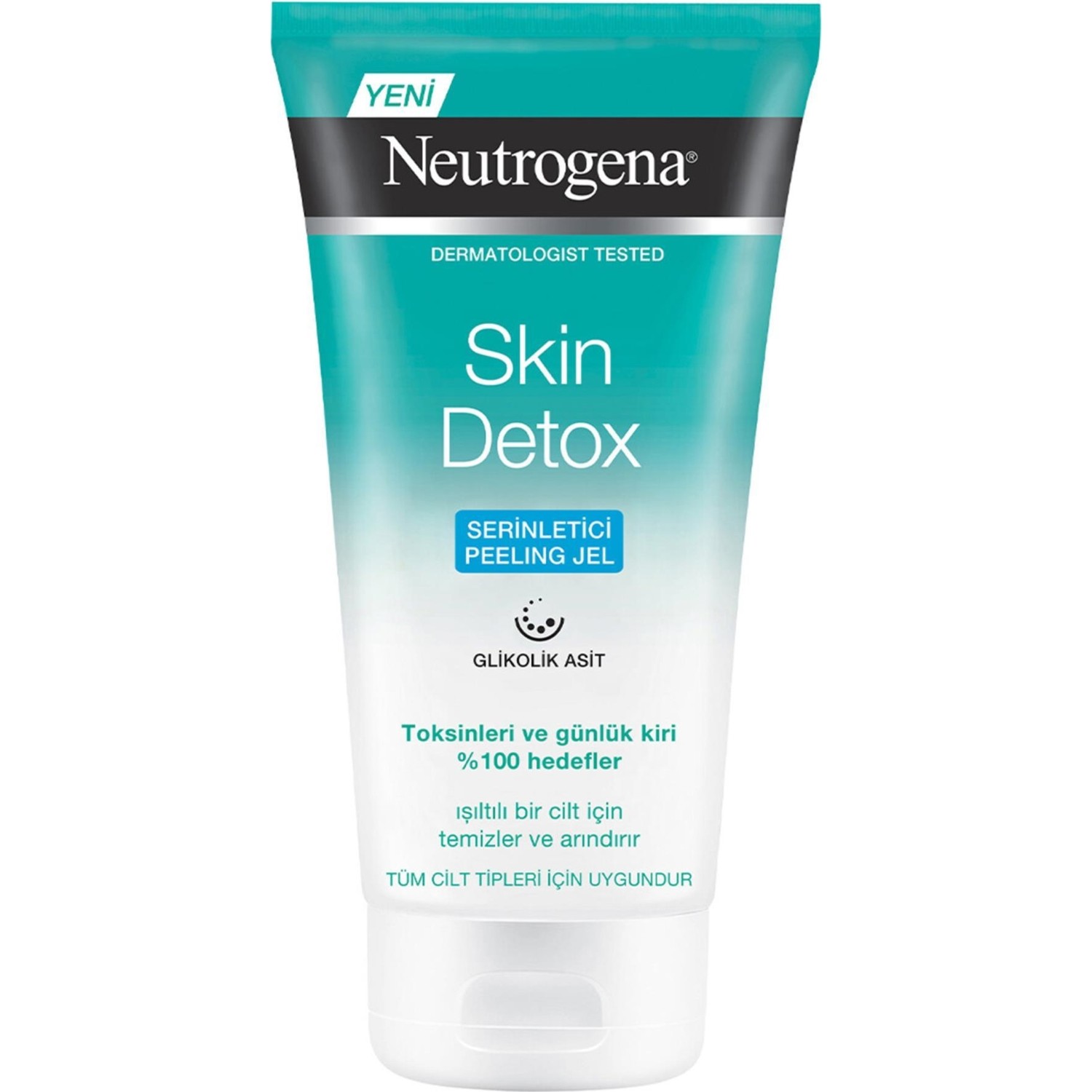 Освежающий пилинг-гель Neutrogena Skin Detox, 150 мл маска для лица skin detox mascarilla arcilla purificante detox neutrogena 150 мл