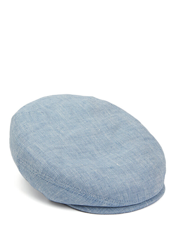

Синяя мужская льняная шляпа Stetson