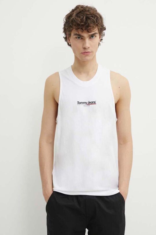 

Хлопковая футболка Tommy Jeans, белый