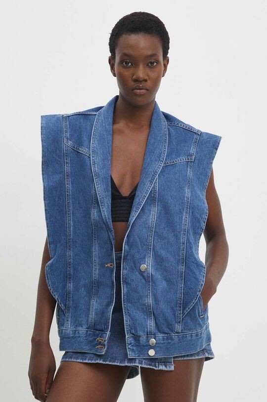 

Джинсовый жилет Answear Lab, синий