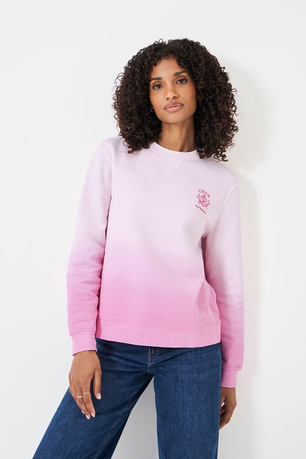 

Одежда для экипажа, толстовка с круглым вырезом Crew Clothing Company, розовый