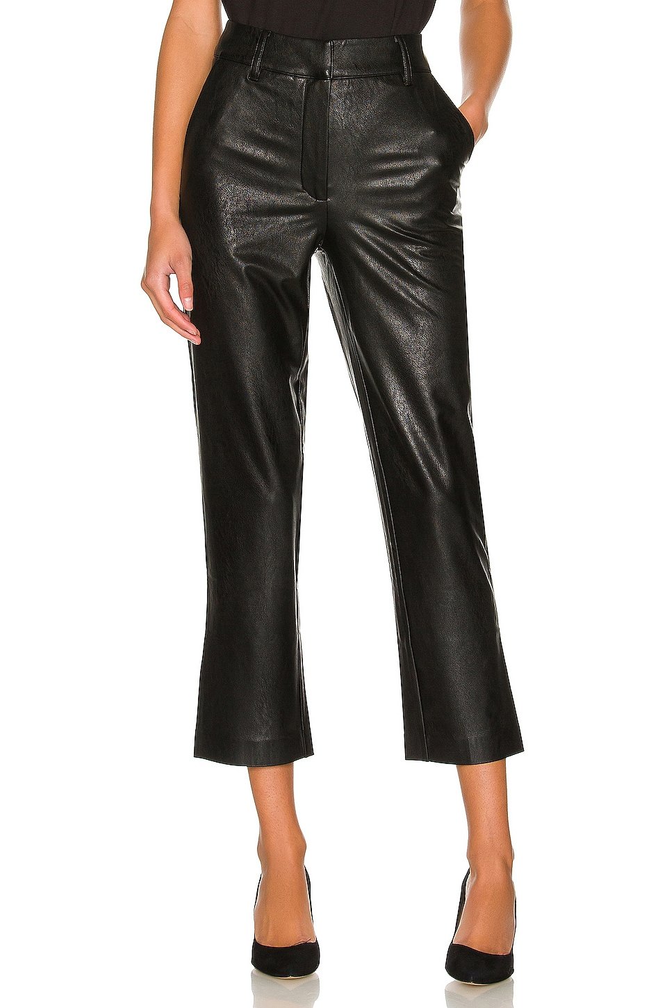 цена Брюки Commando Faux Leather Trouser, черный